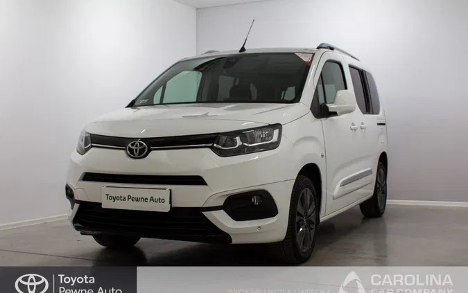 samochody osobowe Toyota Proace City Verso cena 118900 przebieg: 74079, rok produkcji 2020 z Warszawa